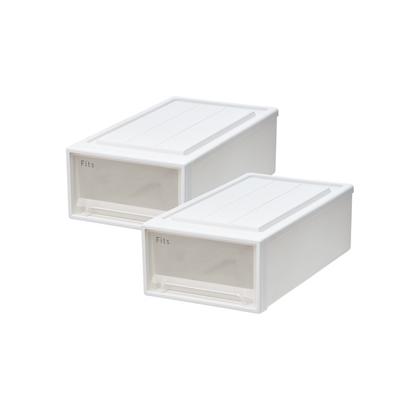 天馬 フィッツケース ホワイトクリア 箱仕様2個組 | イオンスタイル