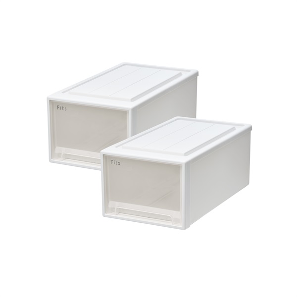 天馬 フィッツケース ホワイトクリア 箱仕様2個組 | イオンスタイル