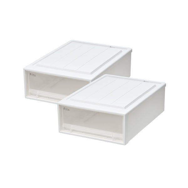 天馬 フィッツケース ホワイトクリア 箱仕様2個組 | イオンスタイル