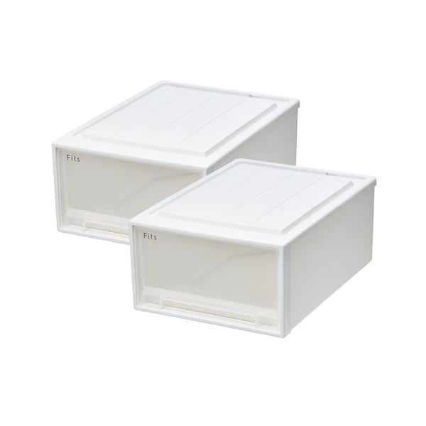 天馬 フィッツケース ホワイトクリア 箱仕様2個組 | イオンスタイル