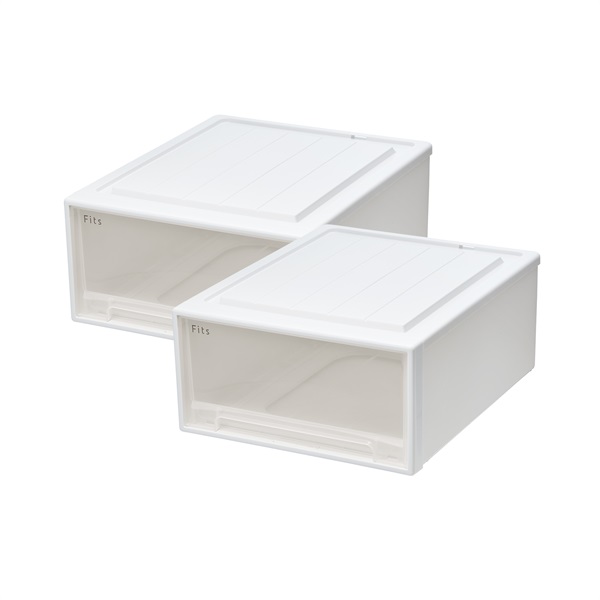 天馬 フィッツケース ホワイトクリア 箱仕様2個組 | イオンスタイル