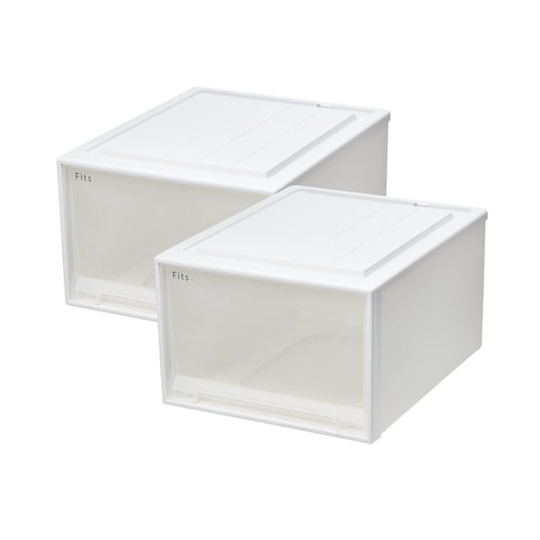 天馬 フィッツケース ホワイトクリア 箱仕様2個組 | イオンスタイル