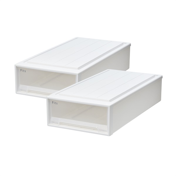 天馬 フィッツケース ホワイトクリア 箱仕様2個組 | イオン