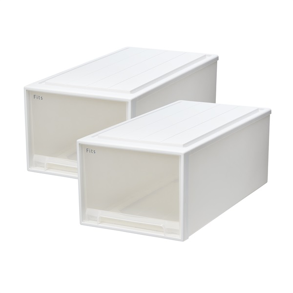 天馬 フィッツケース ホワイトクリア 箱仕様2個組 | イオンスタイル