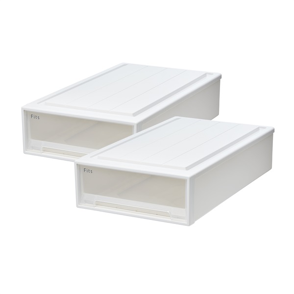 天馬 フィッツケース ホワイトクリア 箱仕様2個組 | イオン