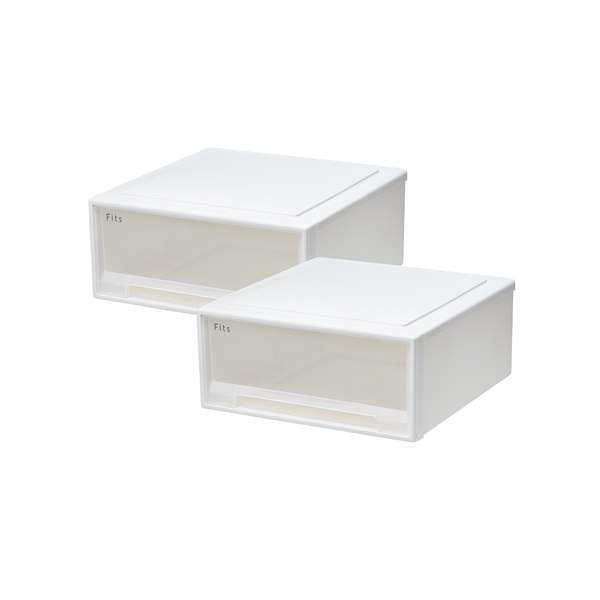 天馬 フィッツケース ホワイトクリア 箱仕様2個組 | イオンスタイル