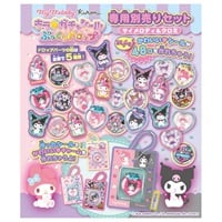 予約 2026年10月24日発売  キラ★ガチャシール　ぷっくりドロップ　専用別売りセット　マイメロディ＆クロミ お一人さま3点限り 4904810058809(4904810058809)