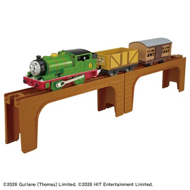 予約 2026年11月21日発売  プラレールえほんパーシーとレンガ橋セット お一人さま3点限り 4904810065555