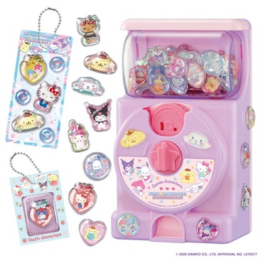 予約 2026年10月24日発売  キラ★ガチャシール　ぷっくりドロップ　ＤＸセット　サンリオキャラクターズ お一人さま3点限り 4904810072034