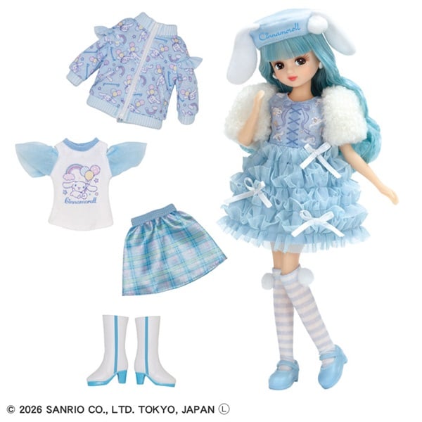 予約 2026年11月14日発売 リカちゃん スウィートなシナモロール　リカちゃん　DX お一人さま3点限り 4904810081104(4904810081104)