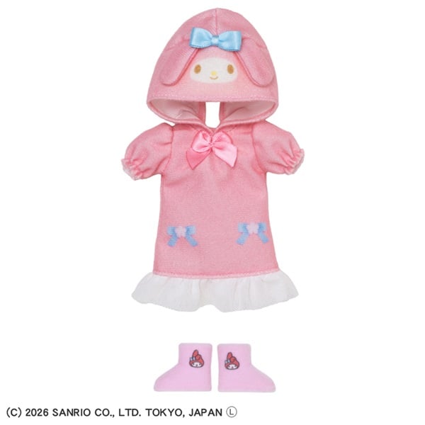 melodyᕱ⑅ᕱ✨マイメロ6点セット Monchhichi X My Melody Keychain by Sekiguchi – Junior Edition