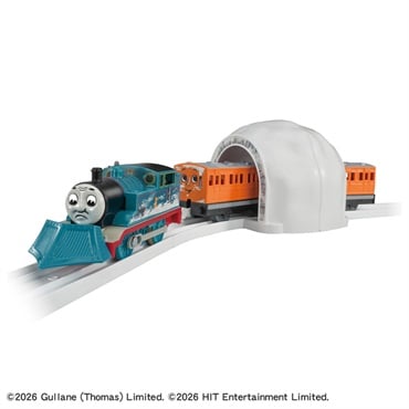 予約 2026年11月21日発売  プラレールえほんトーマスの雪かきセット お一人さま3点限り 4904810085768