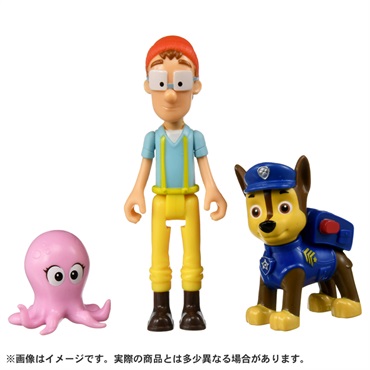 パウ・パトロール アドベンチャー・ベイのなかまたち チェイスとタルボット船長 お一人さま3点限り 4904810096900