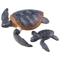 アニア アニア AS-20 アオウミガメ親子（水に浮くVer.)  お一人さま3点限り 4904810137610 フィギュア ホビー アニア 3歳から(4904810137610)