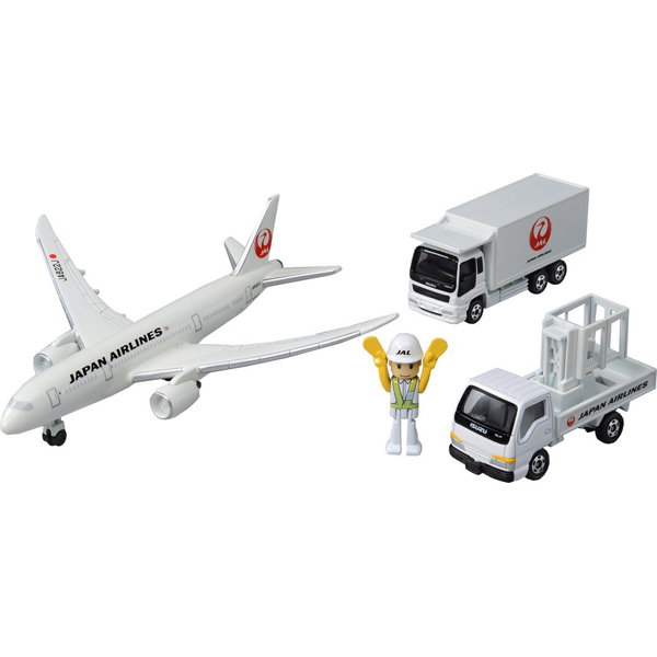 トミカ 787エアポートセット3(JAL) お一人さま3点限り 4904810395683 3歳から(4904810395683)