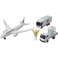 トミカ 787エアポートセット3(JAL) お一人さま3点限り 4904810395683 3歳から(4904810395683)