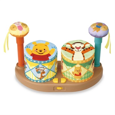 タカラトミー やわらかボヨヨンドラム くまのプーさん 8ヶ月頃～ おもちゃ ベビー