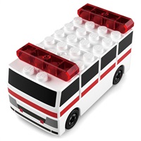 トミカ・プラレールブロック 救急車  4904810946311(4904810946311)