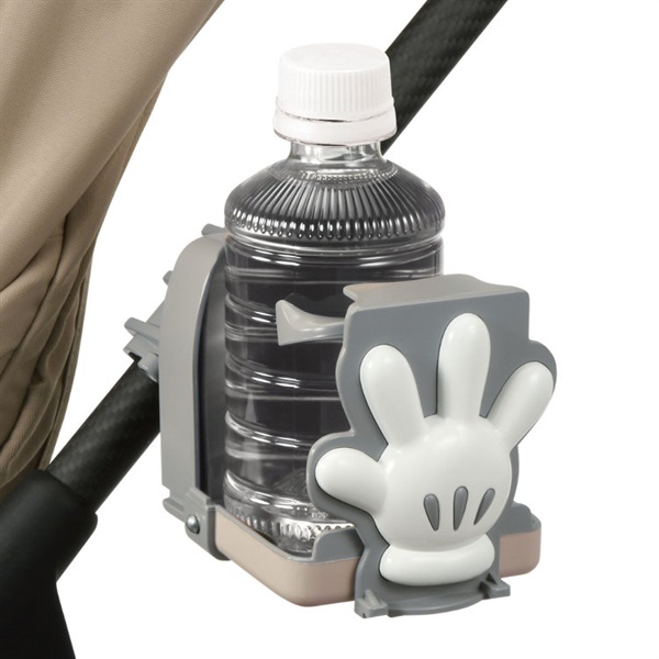 タカラトミー たためるドリンクホルダー グレー ミッキーマウス