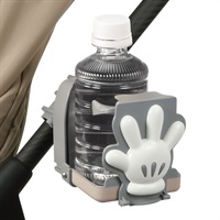 タカラトミー たためるドリンクホルダー グレー ミッキーマウス(4904810953951)