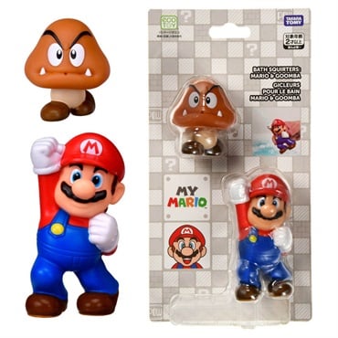 MY MARIO マイマリオ おふろで遊ぼう！わくわくみずでっぽう マリオ＆クリボーセット お一人さま3点限り 4904810995159
