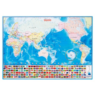 デビカ いろいろ書ける消せる地図(世界地図)