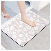 sofrel洗えて畳めるソフトバスマット(フラワー)