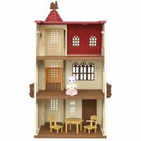シルバニアファミリー 赤い屋根のエレベーターのあるお家  4905040140401 3歳から(4905040140401)
