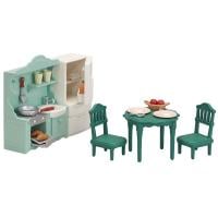 バービー　ダイニングルームセット Amazon | シルバニアファミリー 家具 【 ダイニングルームセット