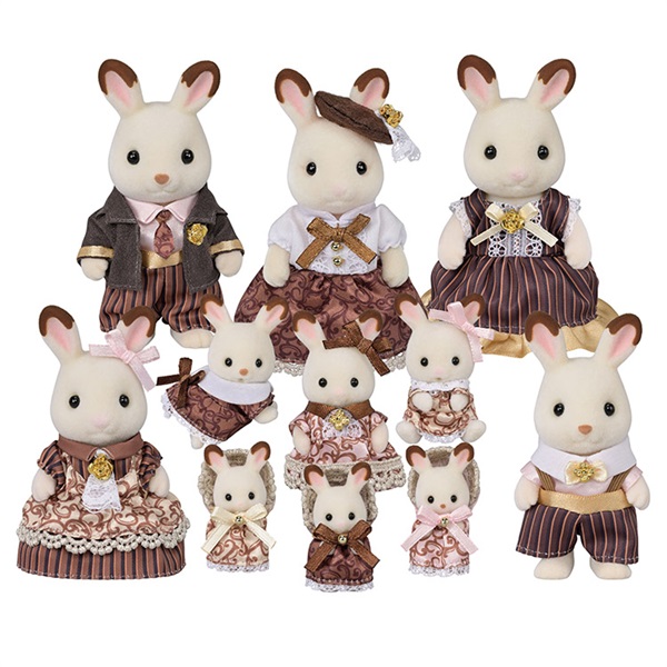 シルバニアファミリー ショコラウサギの女の子家具セット
