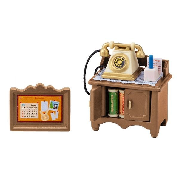 シルバニアファミリー 電話台セット シルバニアファミリー 電話台セット 4905040256607 3歳から | イオン