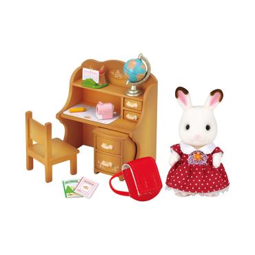 シルバニアファミリー(家具・ウサギファミリー付) シルバニアファミリー ショコラウサギの女の子家具セット