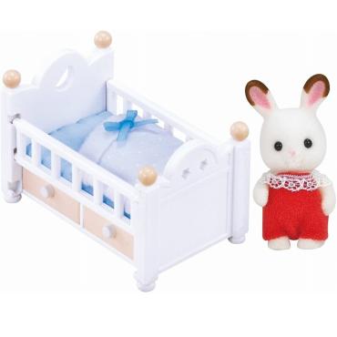 シルバニアファミリー(家具・ウサギファミリー付) オンライン限定価格*】シルバニアファミリー ショコラウサギの赤ちゃん