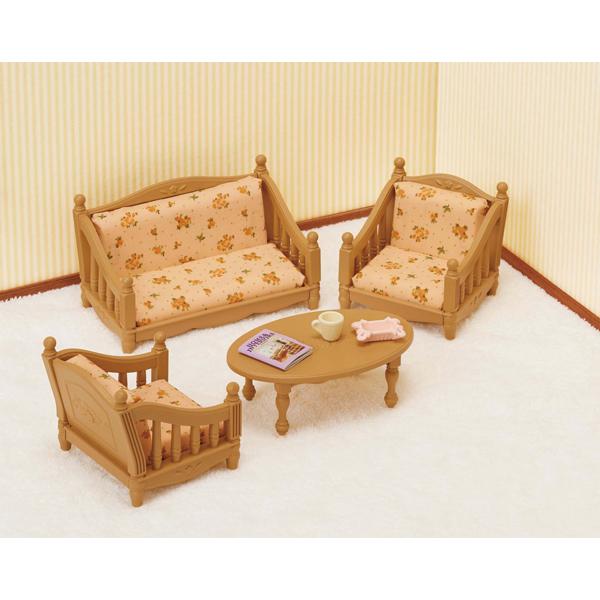 シルバニアファミリー ソファー・アームチェアセット 4905040287908 3