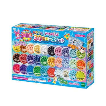 アクアビーズ カラフル30色ビーズセット 4905040351647 | イオン