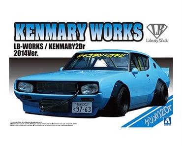 最終決算 アオシマ 1/24 リバティーウォーク No.6 LBワークス ケンメリ2Dr 自動車