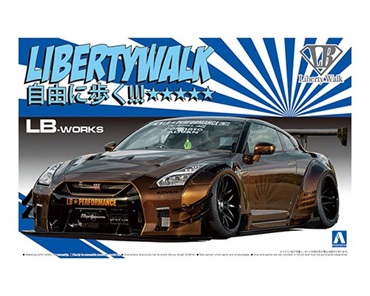 リバティウォーク プラモデル12個セット 新品！ アオシマ 1/24 リバティーウォーク No.12 LB☆ワークス R35 GT-R