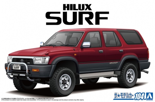 アオシマから1/24スケールプラモデル「ハイラックスサーフ」が