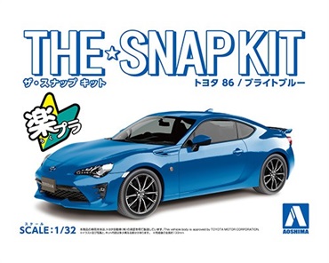 アオシマ ザ・スナップキット No.3-E 1/32 トヨタ 86（ブライトブルー