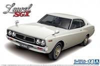激安セール❗旧車✨プラモデル✨ローレル、シルビア、コスモ、レビン✨４台セット アオシマ ザ・モデルカーNo.14 1/24 ニッサン KHC130 ローレル