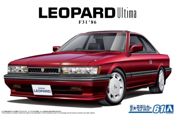 Amazon | アオシマ DISM 1/43 NISSAN LEOPARD Ultima F31 前期型