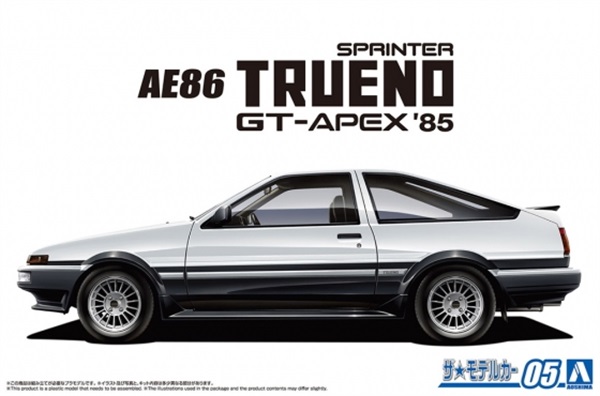 アオシマ ザ・モデルカーNo.5 1/24 トヨタ AE86 スプリンタートレノGT