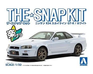アオシマ ザ・スナップキット No.11-C 1/32 ニッサン R34