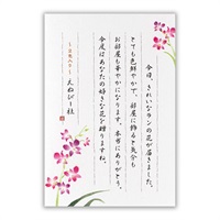 はがき箋 伝えるきもち デンファレA(5301724/ピンク)