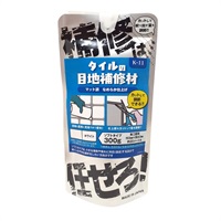 家庭化学　タイルの目地補修材　マット調　なめらか仕上げ　ソフトタイプ　300g(ホワイト)