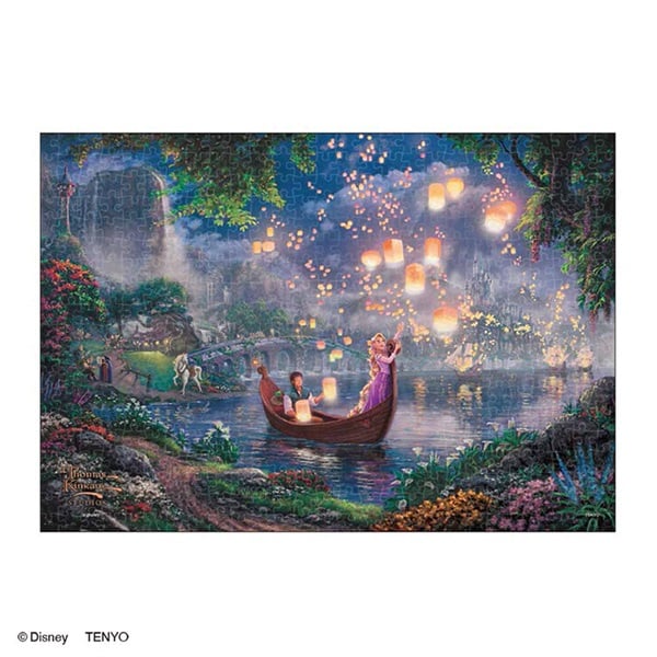 ジグソーパズル ディズニー かがやく想いラプンツェル 500ピース (完成