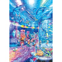 ディズニー 500P ナイト アクアリウム 500ピース (完成サイズ:36×25cm)  4905823936368(4905823936368)