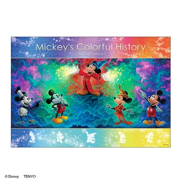 ディズニー Mickey's Colorful History 1000ピース (完成サイズ:73.5