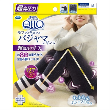 メディキュット モフッとキュッと パジャマレギンス EX 1足 Mサイズ