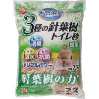 天然消臭 3種の針葉樹トイレ砂 7.7L マルカン(4906456560036)